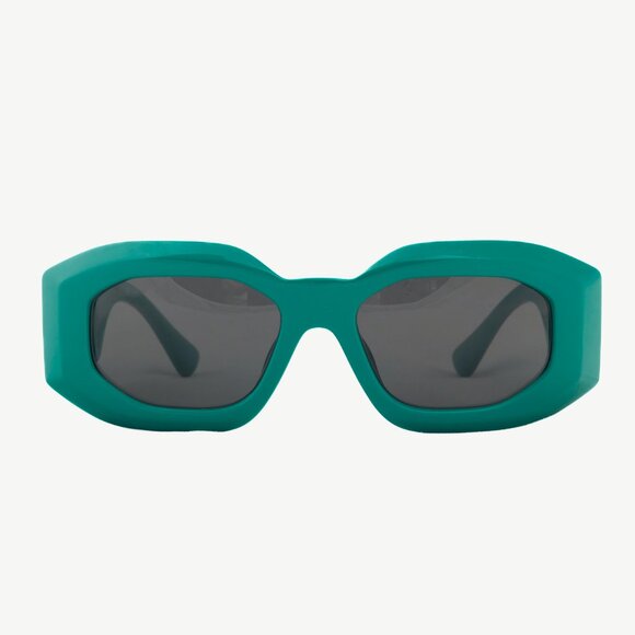 Versace VE4425U Green Medusa-Logo Rectangular Sunglasses - Picture 2 of 9
